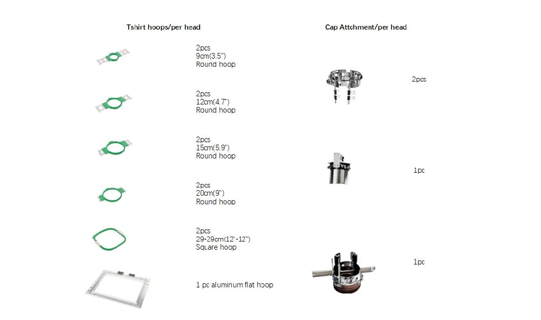 Wonyo High Efficiency Industrial Use 6 Heads Computerized Embroidery Machine for Cap Shoes Embroidery Design