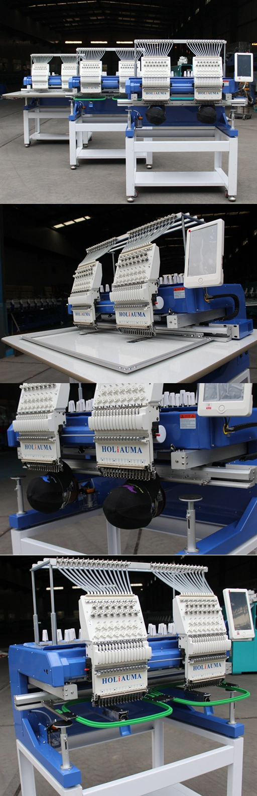 20 Years Service! ! ! Same as Brother V3 2 Head Multihead Embroidery Machine Logo for Baseball Cap High Speed 1200 Spm